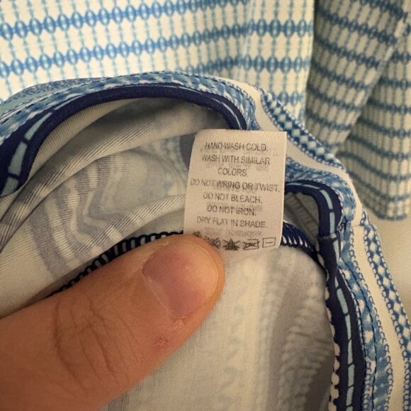 Cabana Life Geometric Shift Dress UPF 50+ 3/4 Sleeve Lightweight Breathable XS - Picture 9 of 9